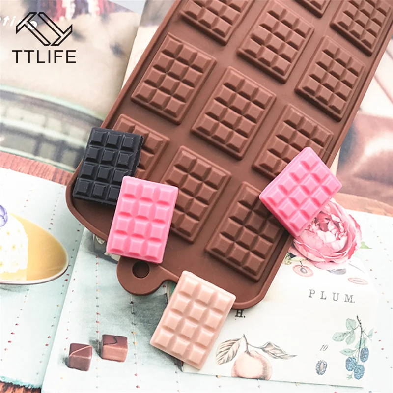 

TTLIFE Silicone Waffles Grill Mold Chocolate Cookie Mold Cake Baking Tool Cake Decoration Dessert Gadgets