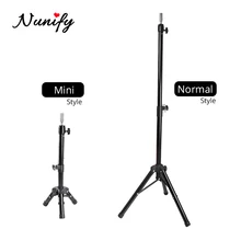 Манекен головка штатив подставка для парика черный регулируемый штатив подставка держатель для тренировочной головки мини нормал