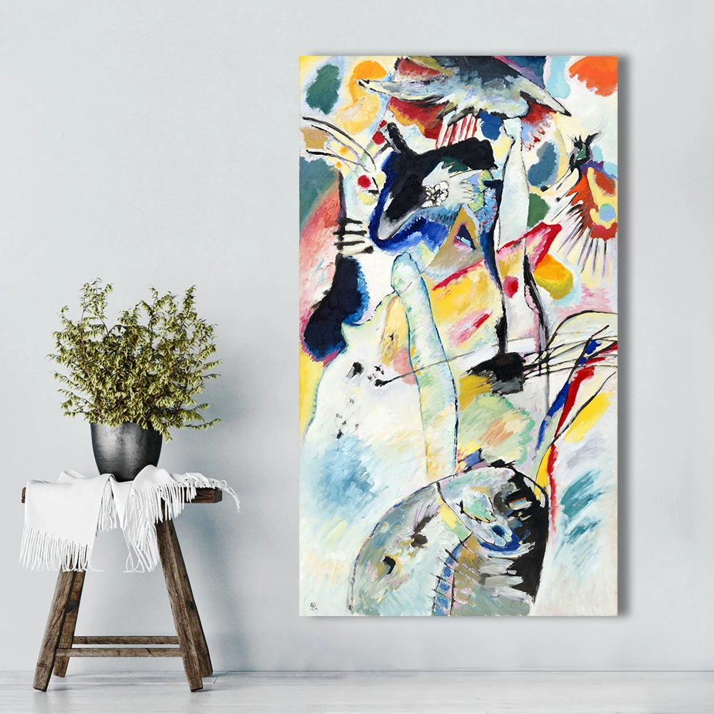 

Wassily Kandinsky Abstract Canvas Art Wall Pictures For Living Room Modern Painting Untitled Home Decor