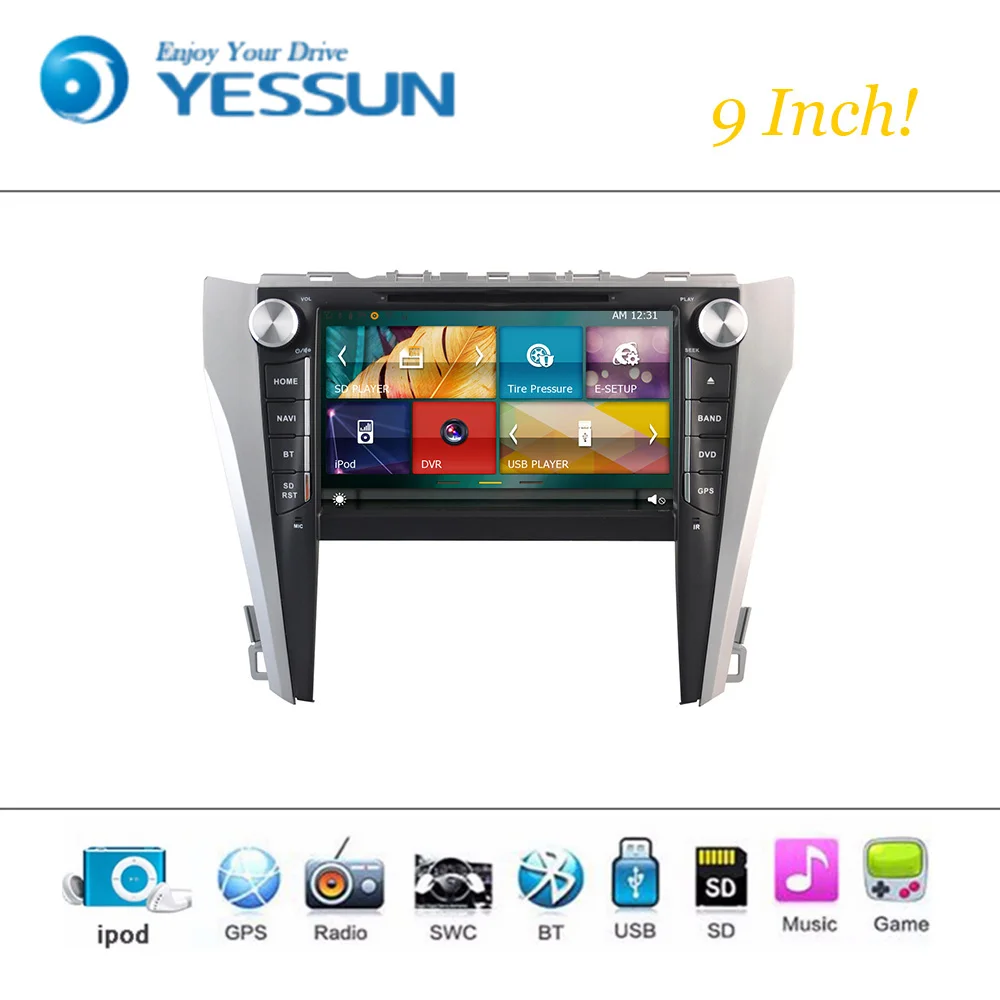 

Car DVD Player Wince System For Toyota Camry 2015-2016 Autoradio Car Radio Stereo GPS Navigation Multimedia Audio Video