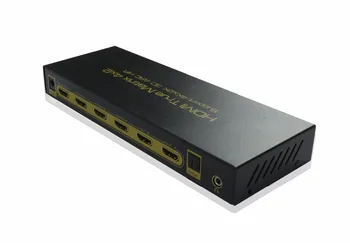 

New HDMI Matrix 4X2 4 Input 2 Output Switch Switcher Splitter With Remote Control Support 4K*2K 3D 1080P