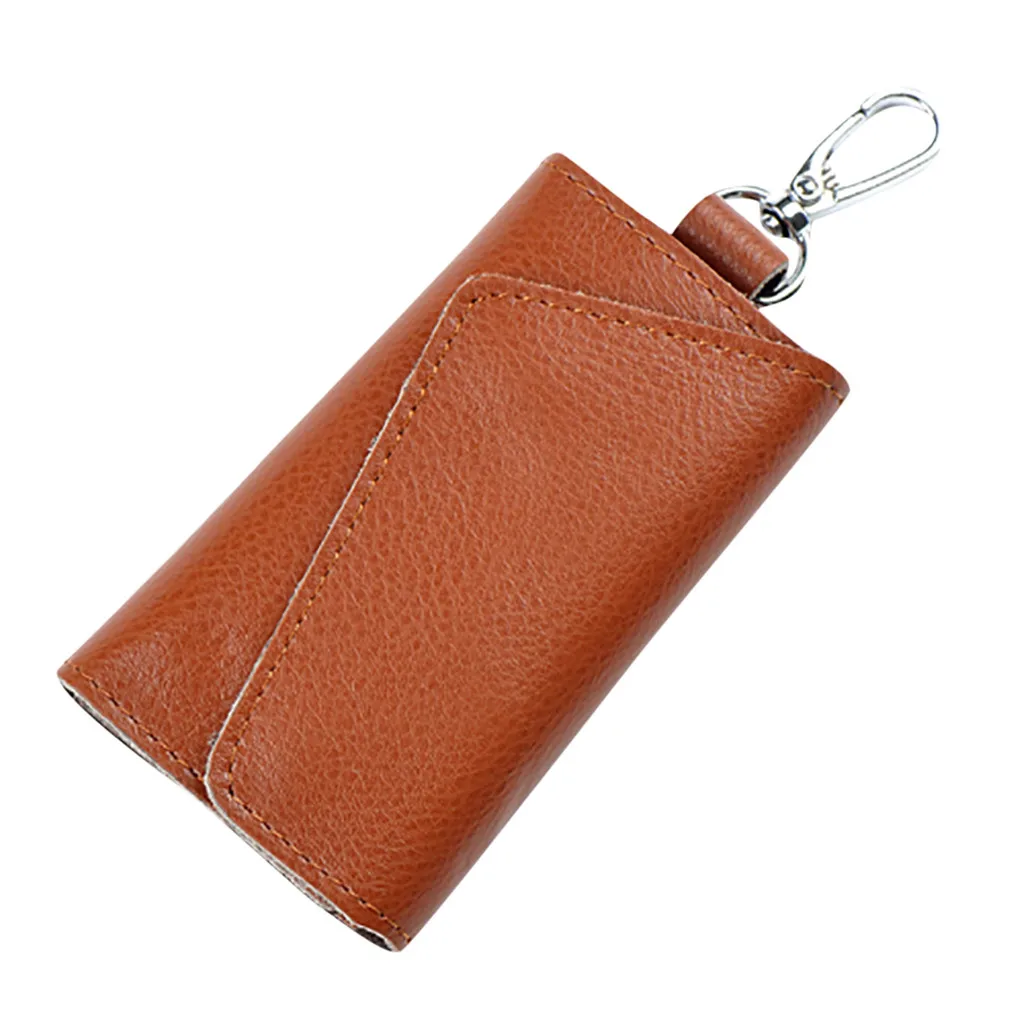 Мужская и женская простая сумка для карт, Раскладывающееся кольцо, портмоне, кошелек, брелок, держатель для ключей, бумажник женский 50