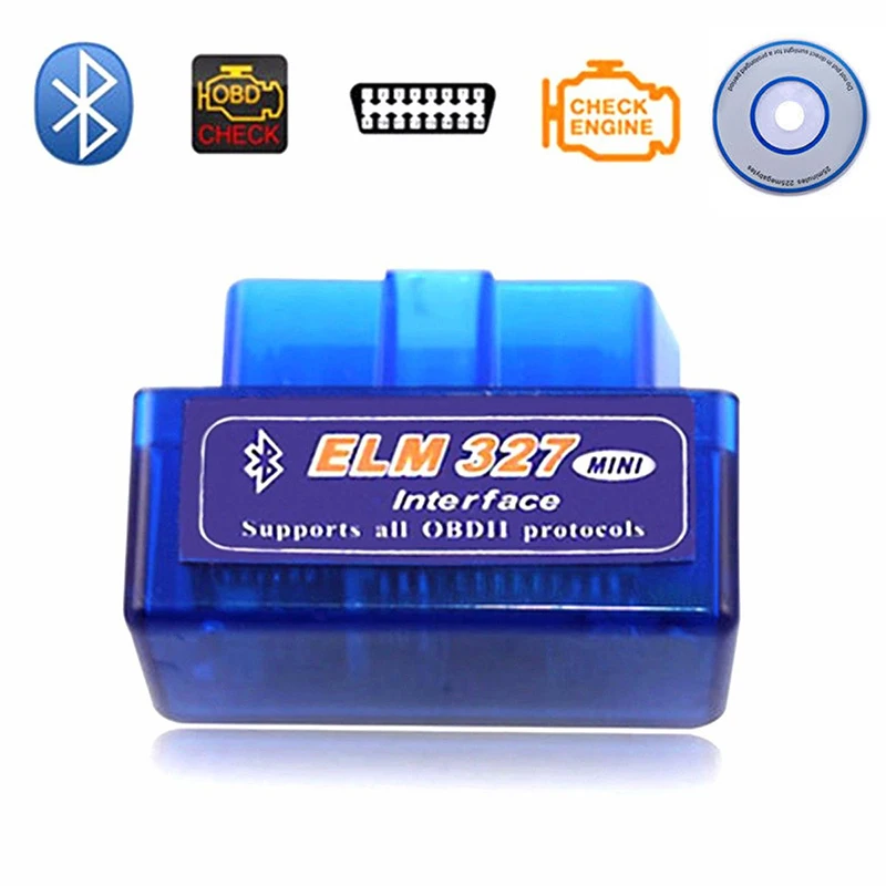 Мини сканер ELM327 с Bluetooth интерфейс V2.1 OBD2 OBDII автомобильный диагностический