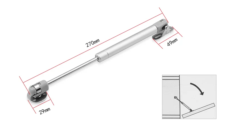 Rod hidráulico do apoio para a mobília,
