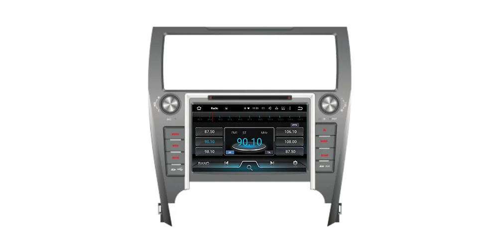 ZaiXi IPS Android 2 DIN Car GPS For Toyota Camry 2012~2017 Navigation multimedia player HD Screen Stereo radio WiFi Bluetooth  7