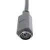 1pc DIN5 AT Male to Mini DIN6 MDIN6 PS/2 Female PC Mac Keyboard Adapter Converter Cable Cord 6
