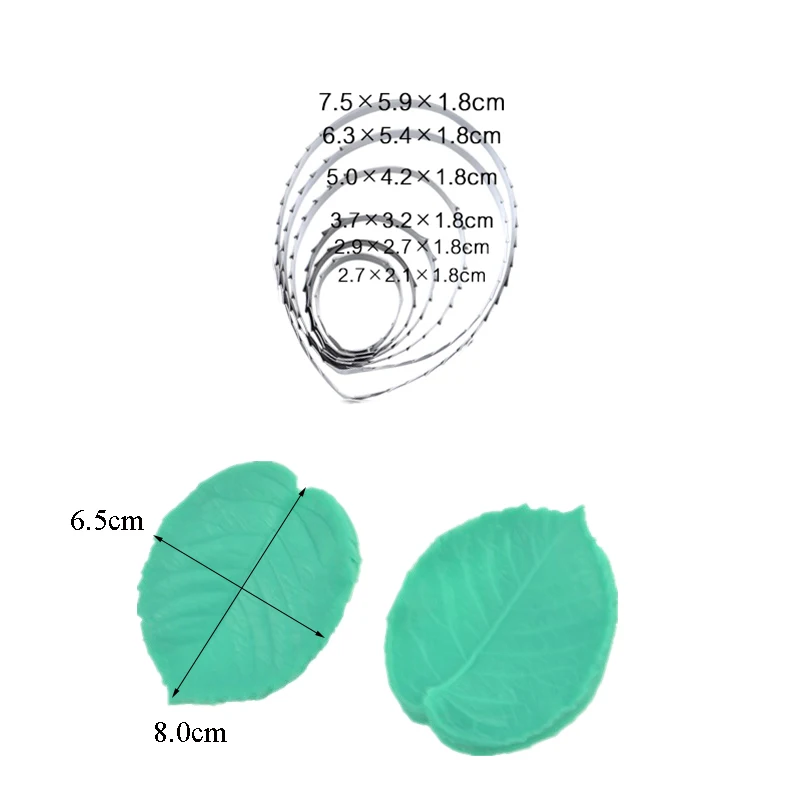 27 шт. розовый лепесток листья Calyx инструменты для украшения торта помадка пирог с сахаром силиконовые формы для выпечки кондитерский инструмент