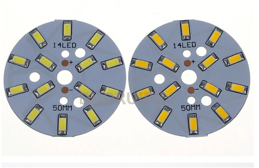 7 Вт SMD5730 светодио дный панели лампы (тарелка) теплый белый/белый 700-840LM лампы/прожекторы Бесплатная доставка