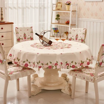 

Embroidered cloth meal European tablecloths covered towel table tablecloth tablecloth pink