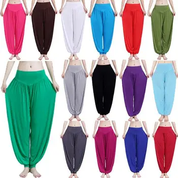 

16 Colors Modal Yoga Pants Women Loose Dance Pants Free Shipping