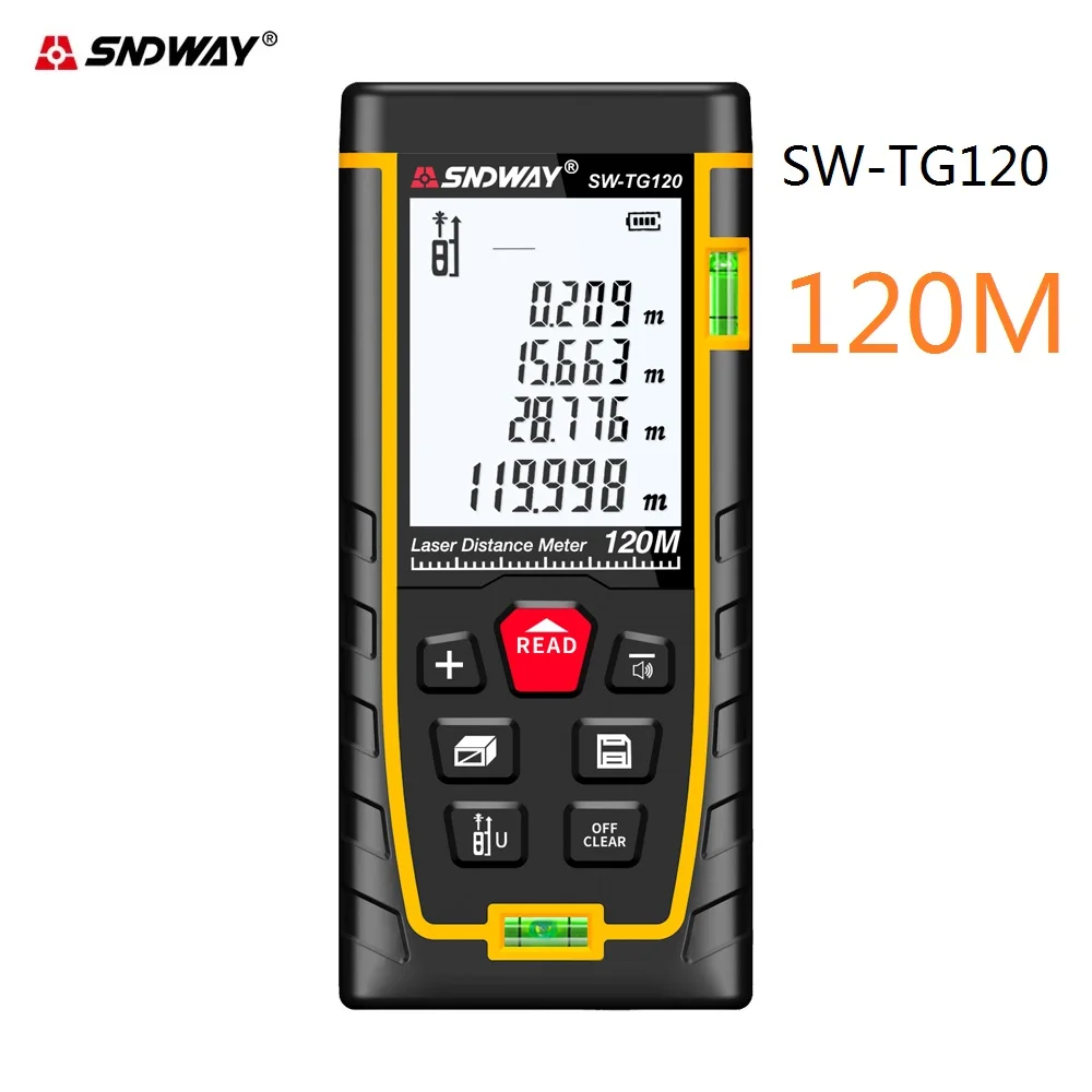 SNDWAY Laser Distance Meter 50m 70m 100m 120m Laser Range Finder rangefinder metro trena laser tape measure ruler Roulette tool SNDWAY Laser Distance Meter 50m 70m 100m 120m Laser Range Finder rangefinder metro trena laser tape measure ruler Roulette tool