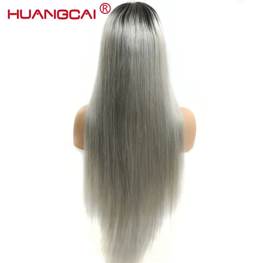 Бесклеевого человеческих волос парики 1B/серый Бразильский прямые волосы Реми кружева спереди парик с ребенком волос предварительно