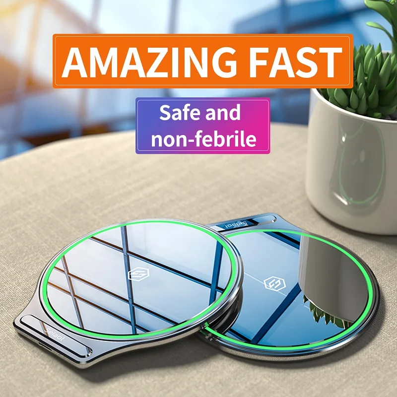 

Auckly 7.5W Qi Wireless Charger for iPhone X/8 Visible Fast Wireless Charging for Samsung Galaxy S9/S9+ S8 Note 8 Xiaomi Huawei