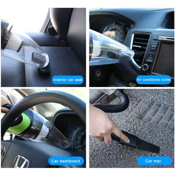 

Handheld Car Vacuum Cleaner USB Charging High Power Cleaning Tool for Vehicles M8617