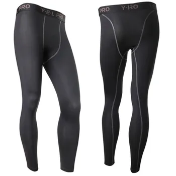 

Men Compression Base Layer Pants Tight Long Leggings Under Skin Gear
