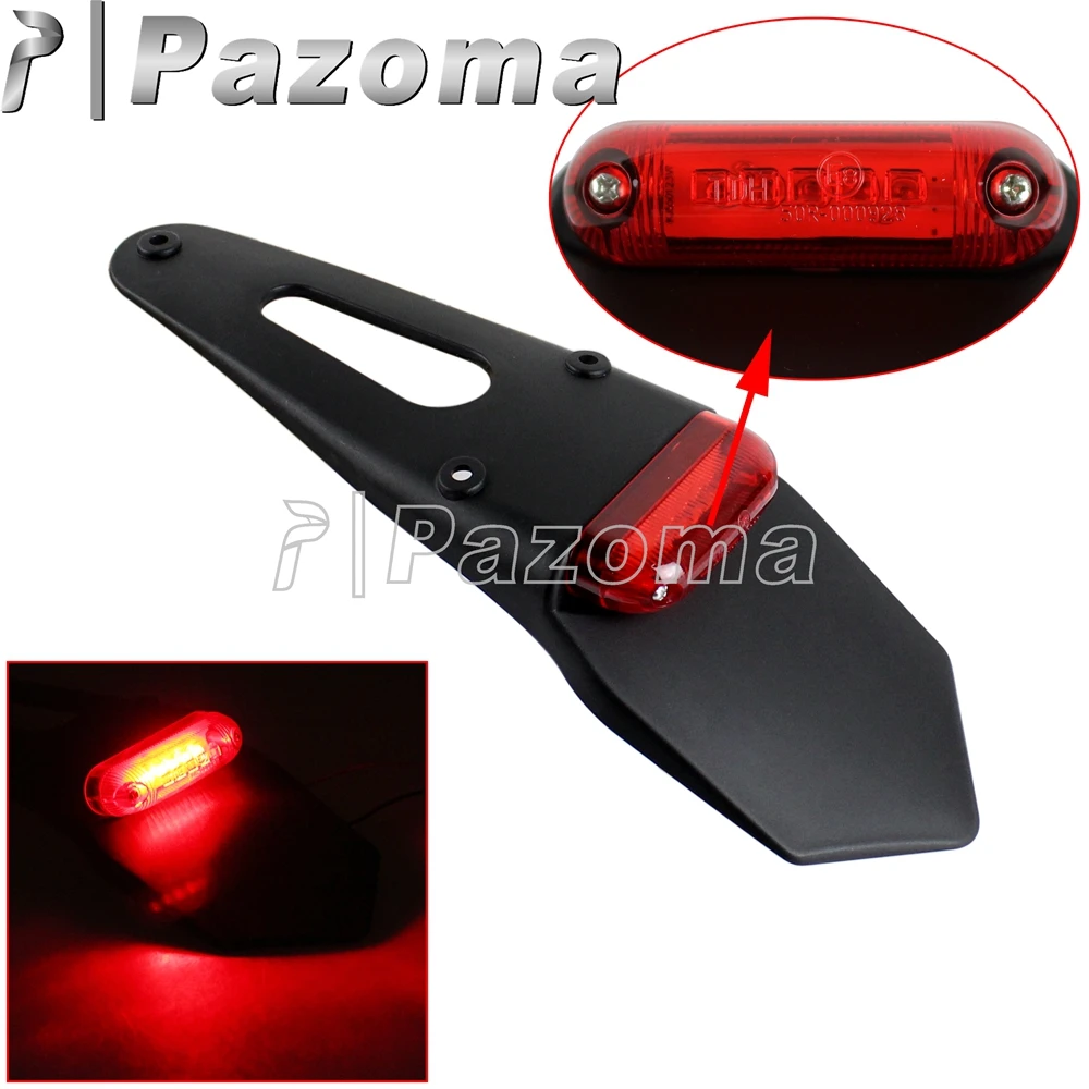 

Motorcycle E-mark Enduro MX Rear Fender LED Taillight Motocross Dirt Bike Brake Stop Tail Light for CR CRF DRZ YZF WRF KTM EXC