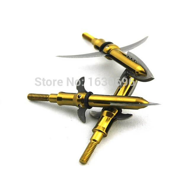 6pieces/lot archery hunting battle axe broadheads compound bow arrow