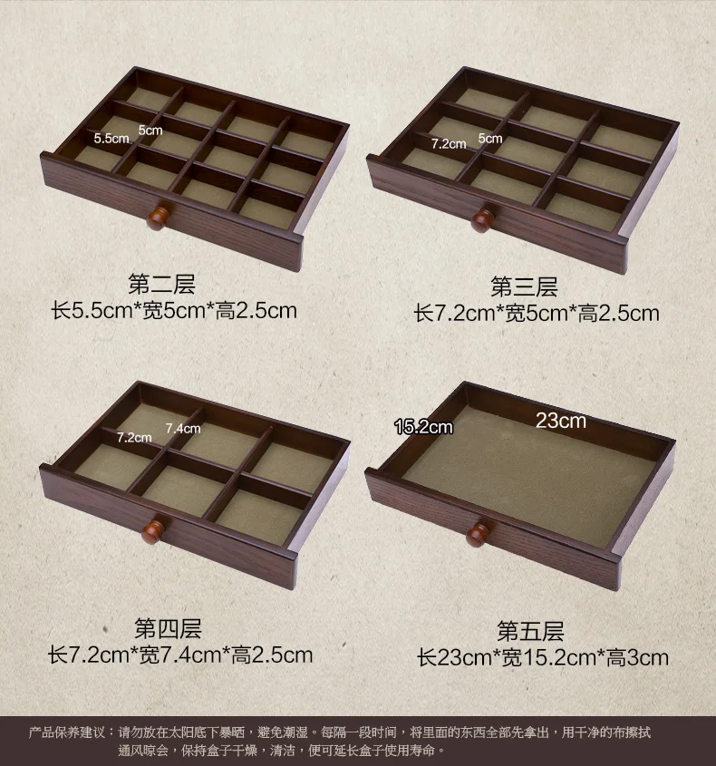 Ограниченная серия, модный Органайзер, деревянная коробка с зеркалом, деревянные коробки для хранения ювелирных изделий, китайский стиль, европейский стиль, ретро