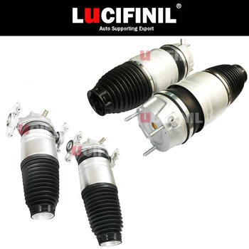 

LuCIFINIL 4PCS 2011-2016 Front AirStrut Rear Air Spring AirRide Fit Audi Q7 VWTouareg Cayenne 7P6601020K(019K) 7P6616039N(040N)