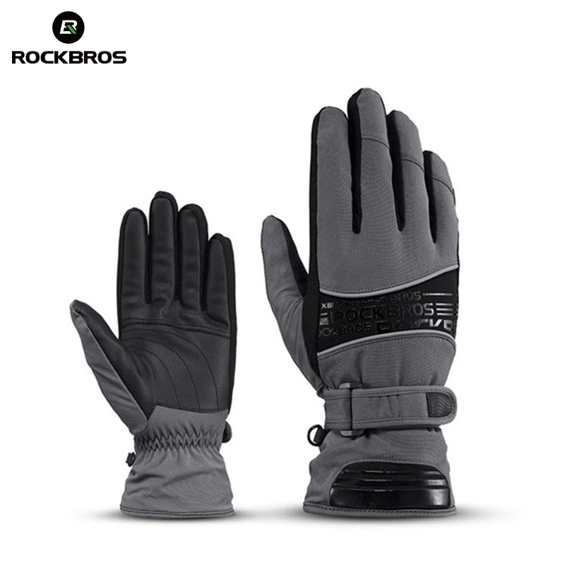 ROCKBROS Thermal Ski Gloves -30 Degree Waterproof Snowmobile Snowboard Glove Snow Men Female snowboarding Fleece Skiing Gloves ROCKBROS Thermal Ski Gloves -30 Degree Waterproof Snowmobile Snowboard Glove Snow Men Female snowboarding Fleece Skiing Gloves