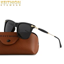 KEITHION Vintage Retro Classic Polarized Sunglasses Men Women Driving Square Frame Sun Glasses Mala UV400 Eyewear KEITHION Vintage Retro Classic Polarized Sunglasses Men Women Driving Square Frame Sun Glasses Mala UV400 Eyewear