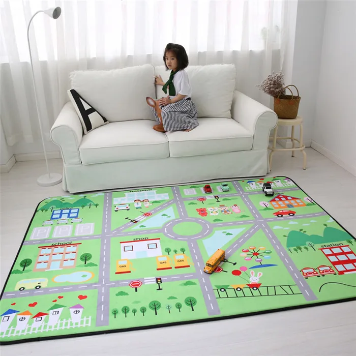 Большой толстый коврик для прихожей, спальни, нескользящий коврик для двери, ковер для гостиной, детский коврик для игры в ползание, rug150 x 200 см - Цвет: No.04