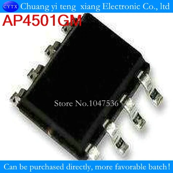 

2PCS/LOT AP4501GM 4501GM SOP8 AP4501 N AND P-CHANNEL ENHANCEMENT MODE MOSFET