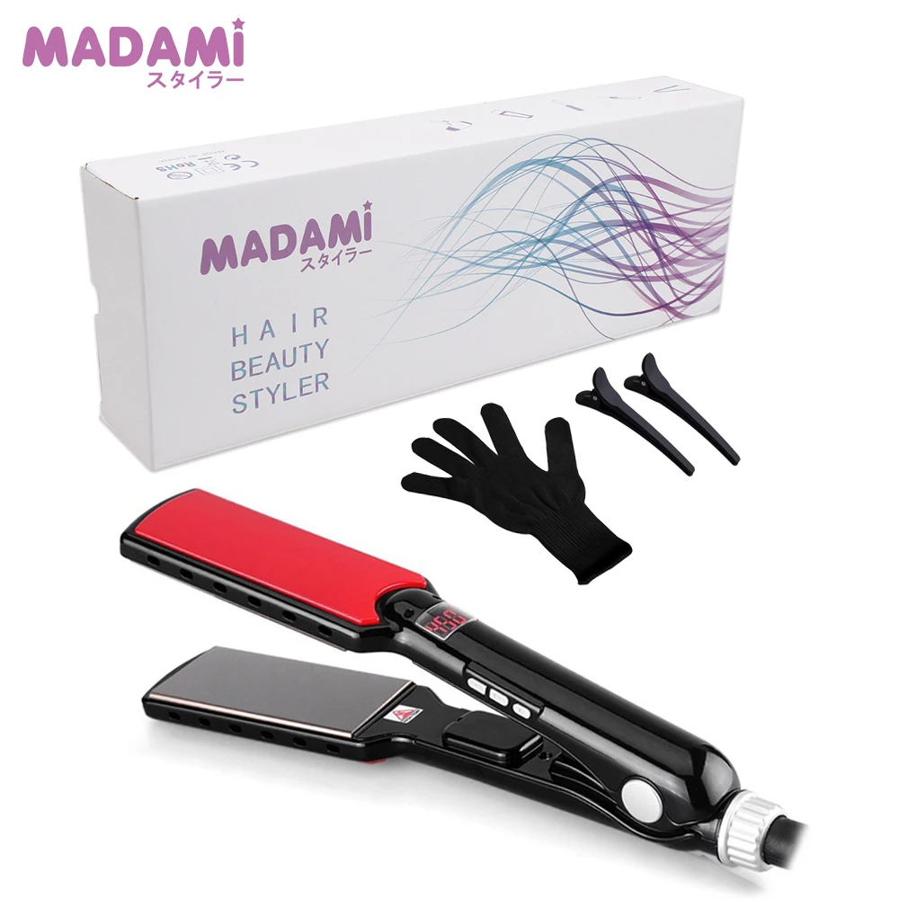 MCH 470F High Temperature Wide Plates Keratin Straightening Irons Styling Tool Titanium Professional Hair Straightener Flat Iron MCH 470F High Temperature Wide Plates Keratin Straightening Irons Styling Tool Titanium Professional Hair Straightener Flat Iron