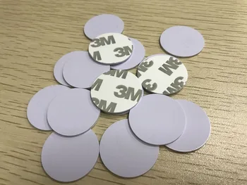 

1000pcs/lot 125MHZ 25mm 30mm 5577 smart id card sticker RFID Tag PVC Coin Card