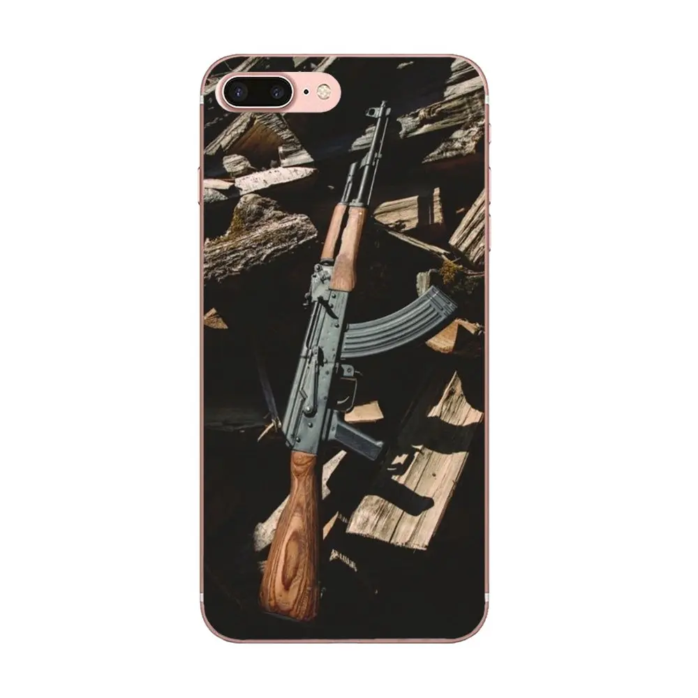 Защищать Париж Ak47 Ak 47 M16 для Galaxy A3 A5 A7 A8 A9 A9S On5 On7 Plus Pro Star 2015 2016 2017 2018 мягкий чехол