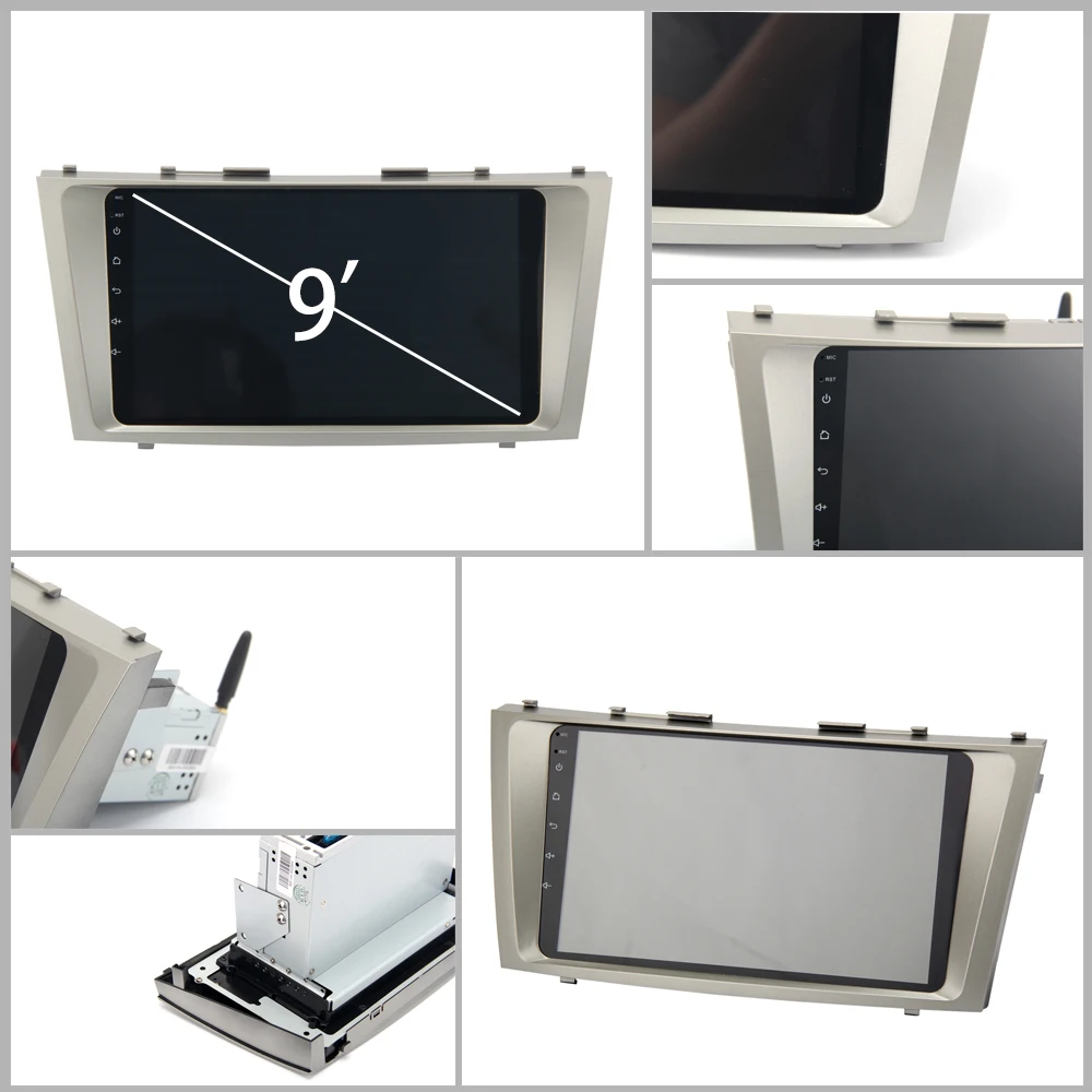 Discount IPS 9" Car Radio for Toyota Camry V40 GPS Navigation 2007 2008 2009 2010 2011 Android 9.0 head unit 4G 32G Steering Mirror-Link 11