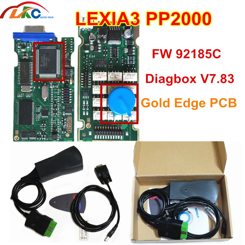 

5pcs/lot DHL Free shipping Lexia3 new PP2000 go;d PCB Board Lexia3 with Diagbox V7.83 Lexia 3 Firmware No.921815C DiagnosticTool