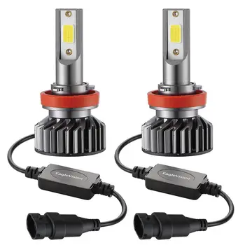 

Adeeing 2PCS Mini Car LED Headlight Bulb H1 H7 H8/H9/H11 9005/HB3 9006/HB4 H4/HB2/9003 Hi/Lo 72W 10000LM 6000K Car Headlamp