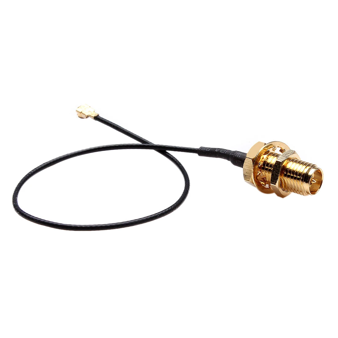 

15cm U.FL/IPX to RP-SMA Female Antenna Pigtail Jumper Cable Gold