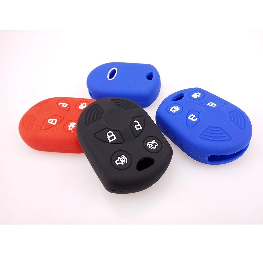 Силиконовый чехол для ключа Ford Focus Escape Fusion Edge C Max Explorer Flex Taurus|for ford|covers for car keyskey explorer