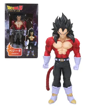 

26cm anime Dragon Ball Super Super Saiyan Red Vegeta Action Figures 4th dragon ball z goku Collection Model Toys children gift
