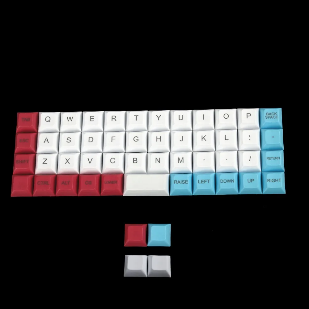 Оптовая продажа YMDK топ печати DSA Keycap 1 4 мм PBT для MX переключатели клавиатуры Plack YMD40