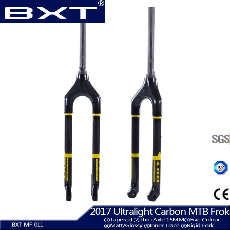 2017 BXT new carbon mtb rigid fork 29/27 5/26 disc brake mountain bike