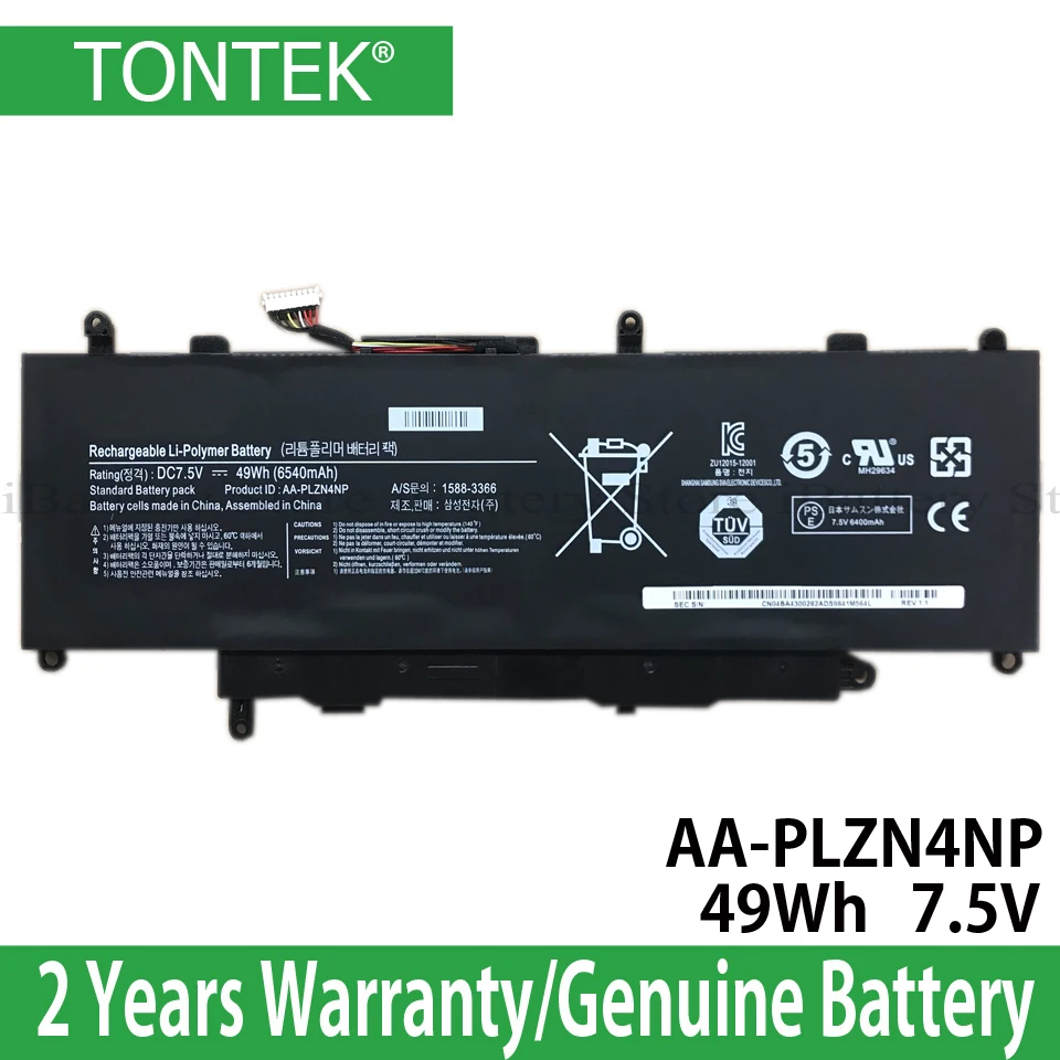 

Genuine AA-PLZN4NP Battery For Samsung ATIV PRO XE700T1C XQ700T1C XQ700T1C-A52 Series 1588-3366