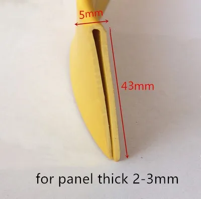

Rubber Sealing U Strip 43x5x43mm for 2-3mm thick Glass Metal Car Wood Panel Board Edge Encloser Shield Yellow
