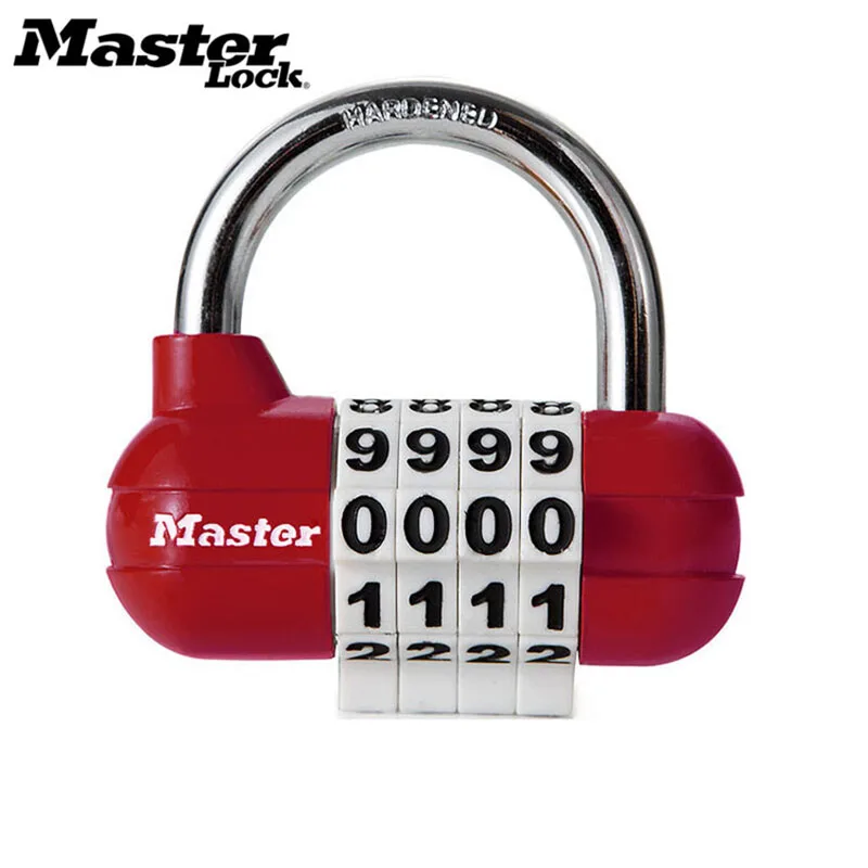 Master Lock Anti theft Button Combination Padlock Digit Push Password