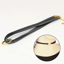 Fashion Choker Women Necklace Black Lace Leather Velvet strip ollar Party Jewelry Neck Accessories Chokers artificial leather velvet x shaped choker necklace