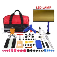 PDR Tools Paintless Dent Repair Kit Car Dent Removal Household Tool Set Dent Puller PDR Lamp Car Tool Kit For Auto Repair