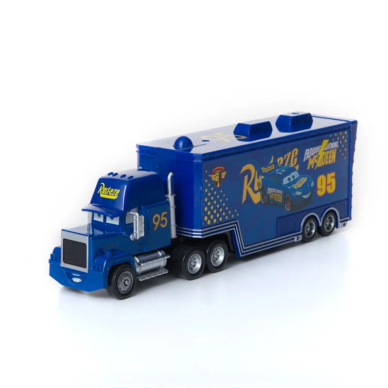 Disney Pixar Cars 2 3 Toys Chick Hicks Truck Lightning McQueen Jackson Storm Mack Uncle 1:55 Diecast Model Car Toy Kids Gift