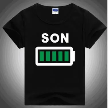 Одинаковые комплекты для семьи; футболки для папы и сына; Одинаковая одежда; одежда «Мама и я»; футболка с короткими рукавами и принтом батареи