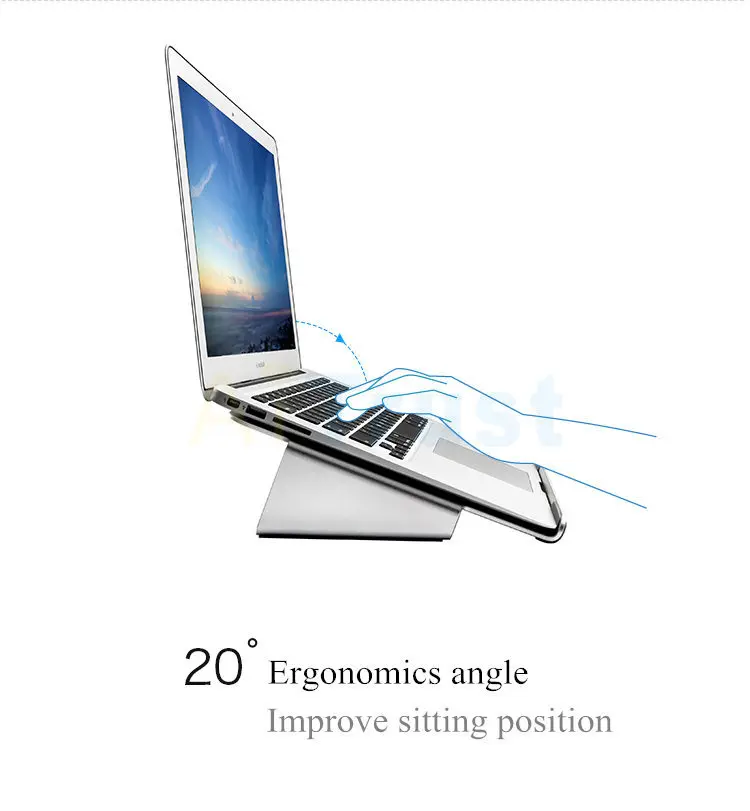 Подставка для ноутбука алюминиевый большой размер для 11-17 дюймов ноутбук планшеты графический планшет живопись держатель для iPad Pro Macbook Air/Pro