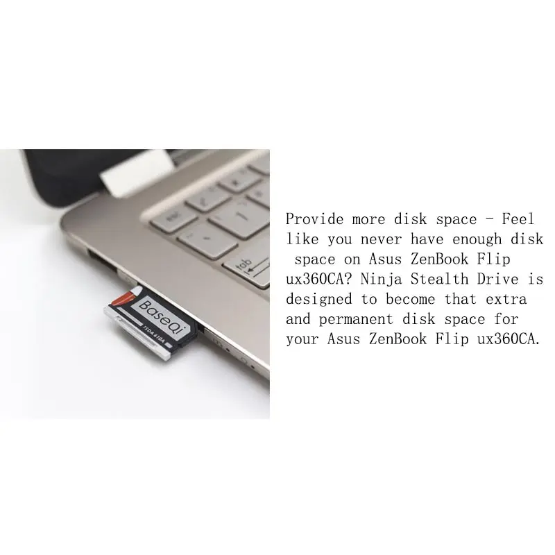 BaseQi pc карта pcmcia адаптер карты Micro SD для Asus ZenBook флип ux360CA компактный флэш-адаптер mercedes benz для карты памяти psp