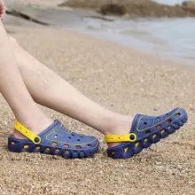 Для мужчин Шлёпанцы и пляжная обувь Летняя обувь мужчины забивают повседневная обувь кроссовки тапочки; Мужская обувь для сада Мужская обувь zapatillas hombre