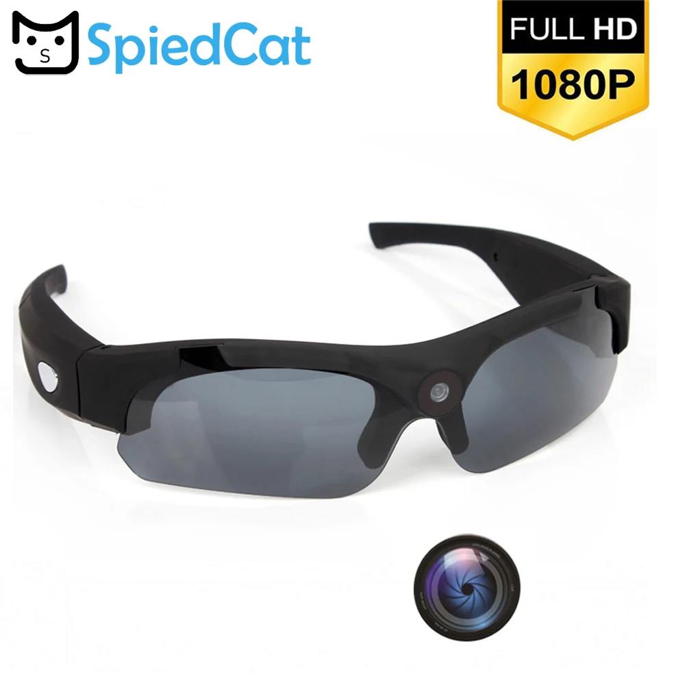 HD 1080P Sunglasses Camera 120 Degree Wide Angle Video Recorder Sport
