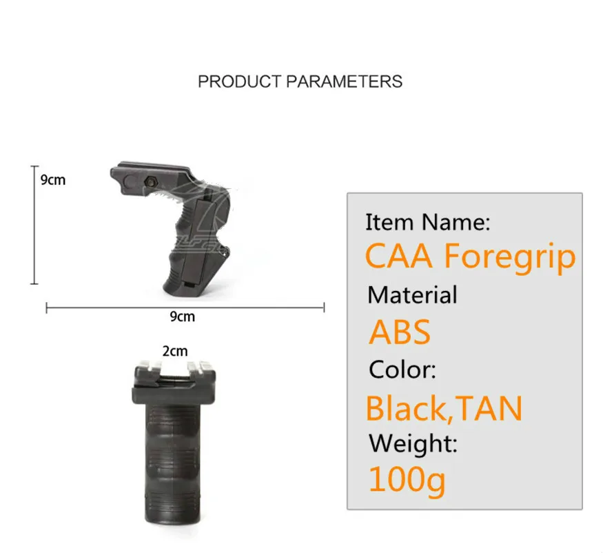 CAA Foregrip Игрушка аксессуары для Nerf игрушечный пистолет с 20 21 см направляющая на
